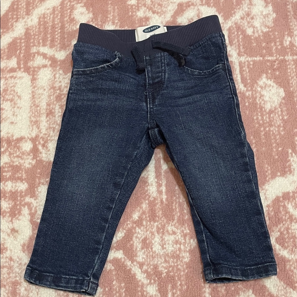 🧡 3 For $12 Bundle Sale 🧡 Old Navy Rib-Knit-Waist Skinny Jeans for Baby